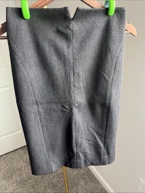 Express Dark Gray Pencil Skirt